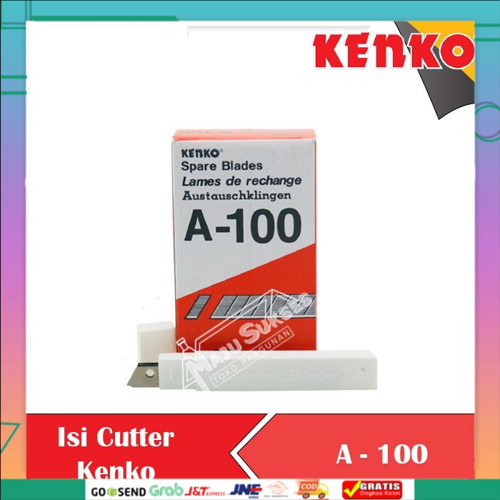 

Refill Pisau Isi Cutter Cuter Kater Pisau per pack isi 5 pcs KENKO Terbaru
