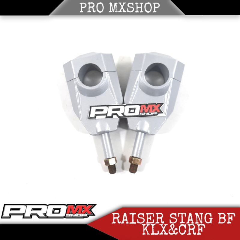 RAISER STANG TINGGI KLX BF DTRCAKER CRF 150 DUDUKAN STANG FATBAR KLX DAN CRF TYPE HIGH