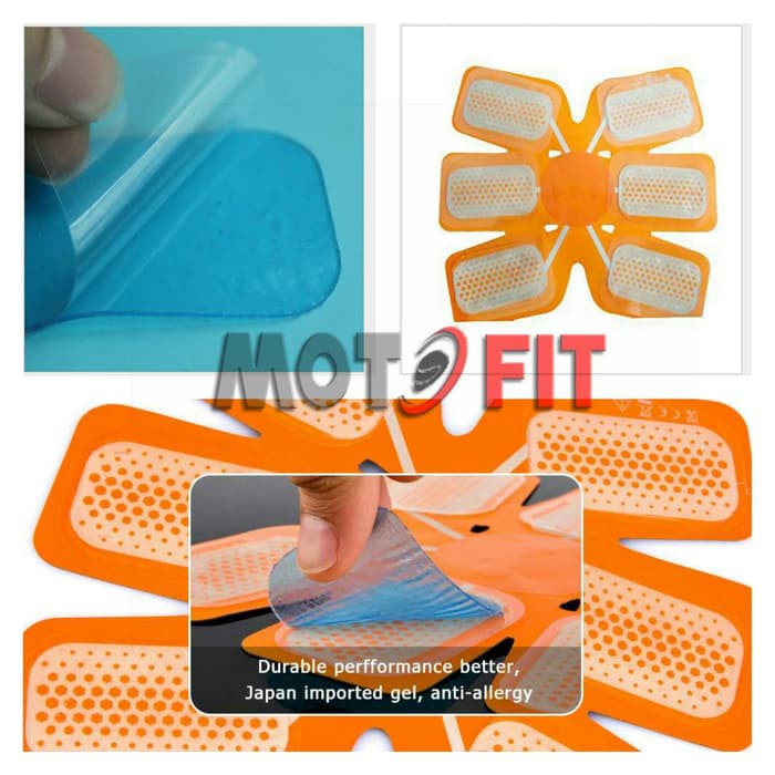 EMS Gel pad Penganti EMS Otot Six Pack ABS Abdominal Muscle Exercise