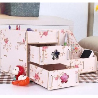  Rak  Kosmetik Mini Storage Cosmetic Makeup  Organizer Cantik 