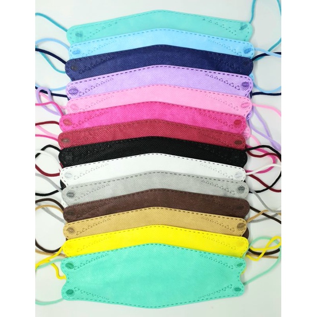  Masker  KF94 warna  warni isi 10 pcs min 20 pax Shopee 