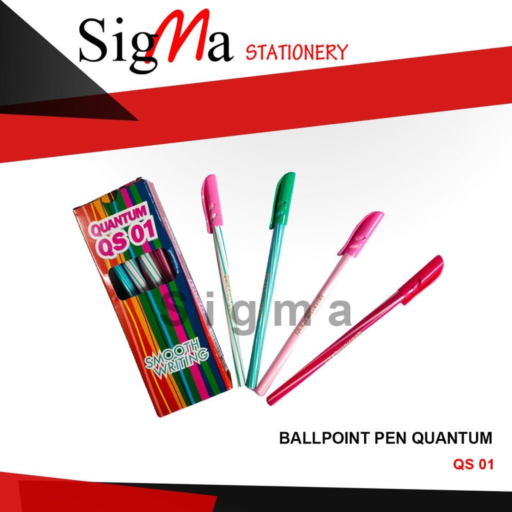 BALLPOINT / BOLPEN / POLPEN / PULPEN STANDARD QUANTUM QS 01 Murah