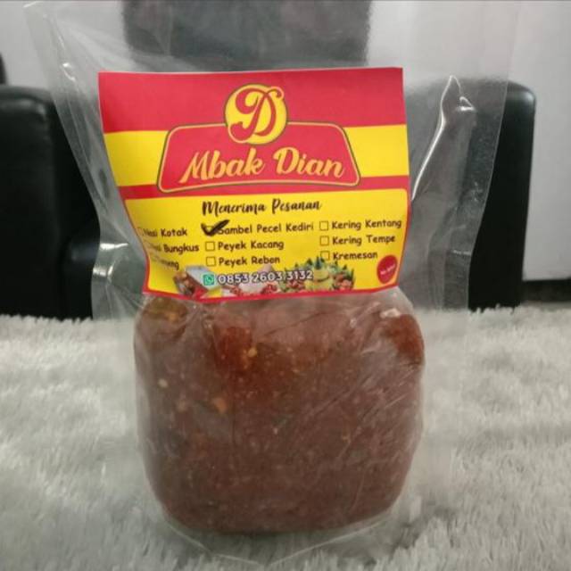 

Sambel pecel khas kediri kemasan 250gr