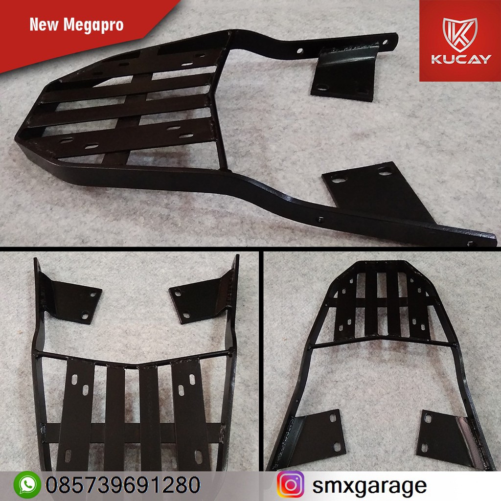 breket braket bracket box topbox motor kucay statis honda new megapro mono monoshock