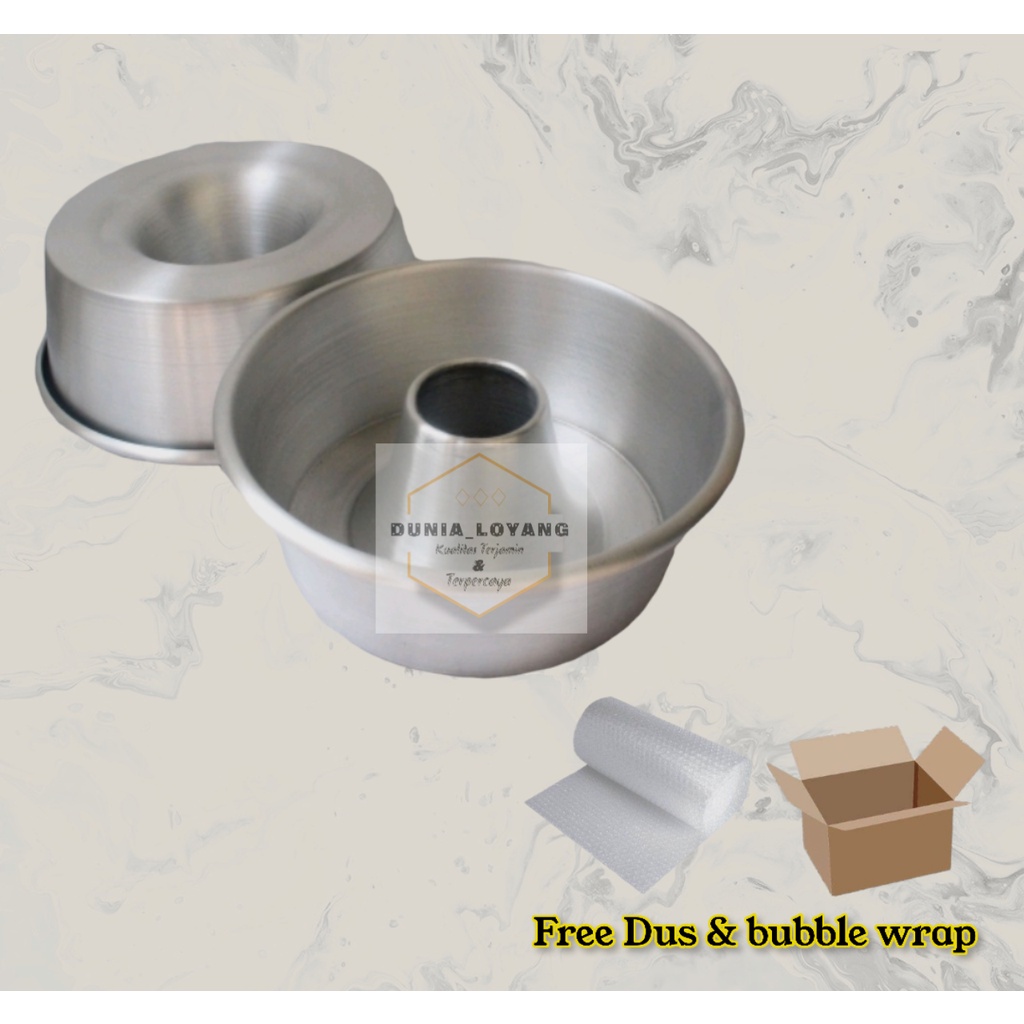 Loyang tulban press tanpa sambungan 18 20 22 24 26 cm bahan almunium tebal