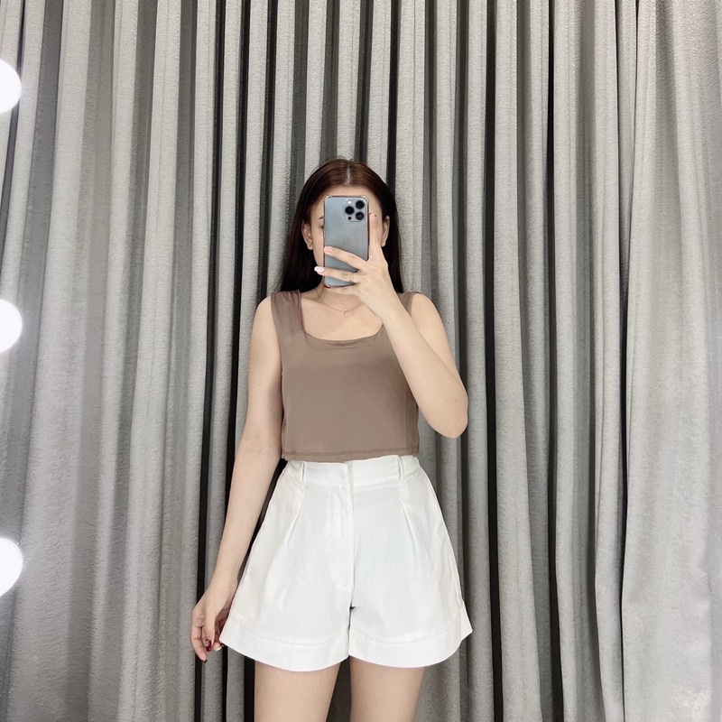 Tanktop Crop jersey 1740 | Tanktop crop | Korea crop tanktop