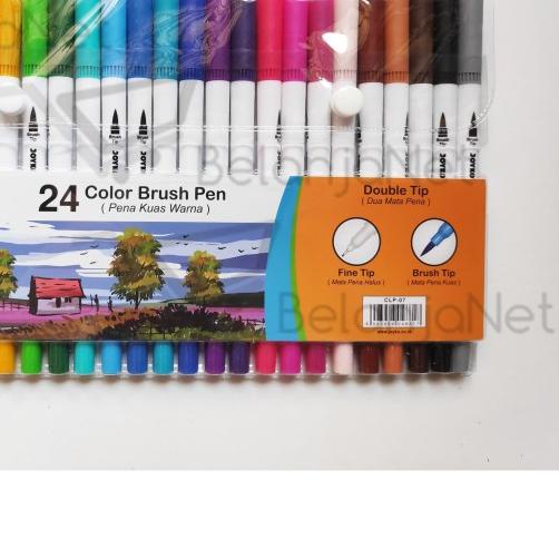 

➬ Color Brush Pen Joyko 24 Warna ( Kuas & Pen 24 color) CLP-07 ℗