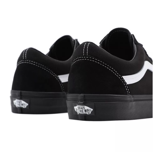 SALE DISKON! VANS OLDSKOOL SUEDE CANVAS BLACK/BLACK TRUE/WHITE  100% ORIGINAL BNIB