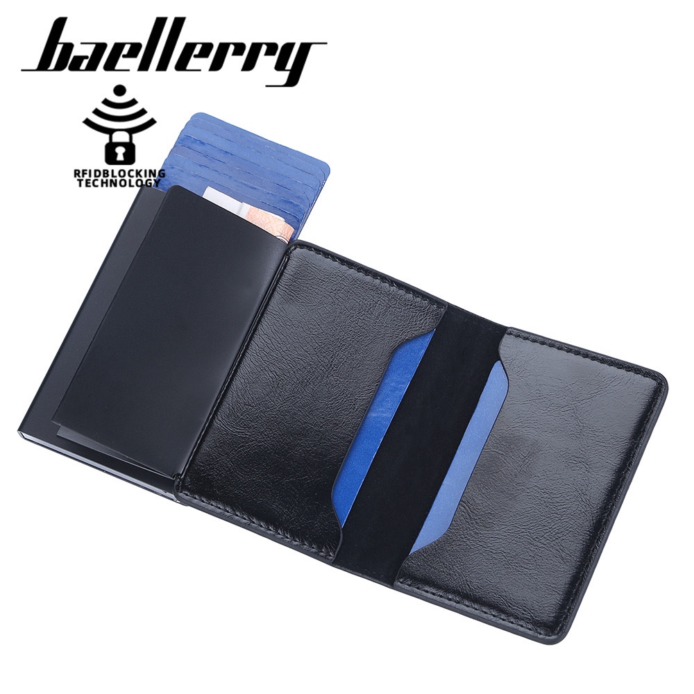 IMPOR BAELLERRY 9178 DOMPET KARTU LONTAR RFID MINIMALIS 9189