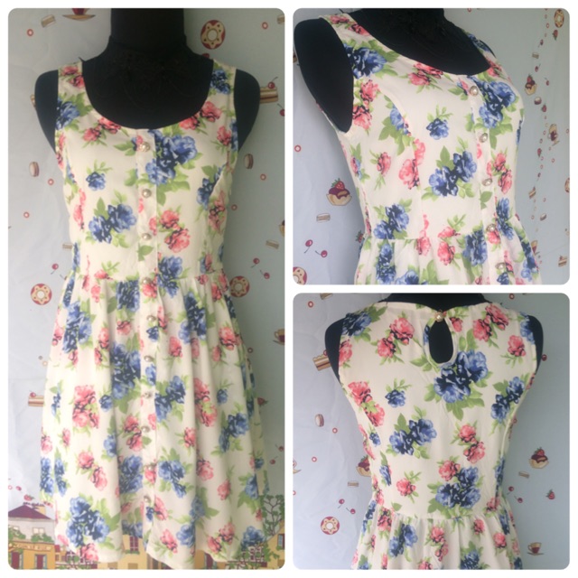 Dress INGNI bermotif bunga