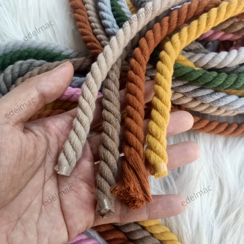 Ecer Tali Katun Macrame Colorful uk Besar Big Size Cotton Cord | Part 2