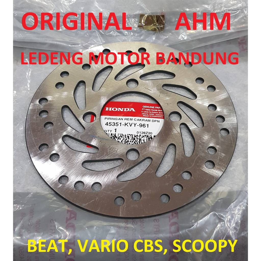 Original Piringan Cakram Depan Beat Vario Scoopy Spacy Disc Brake Rem