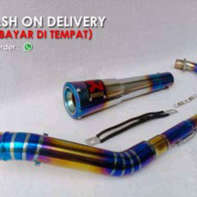 Knalpot kidal akrapovic for fu blumon