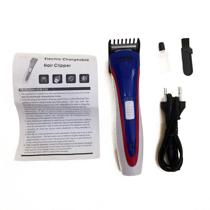 NOVA NHC-6268 Professional Hair Clipper and Trimmer Magic Blade Set