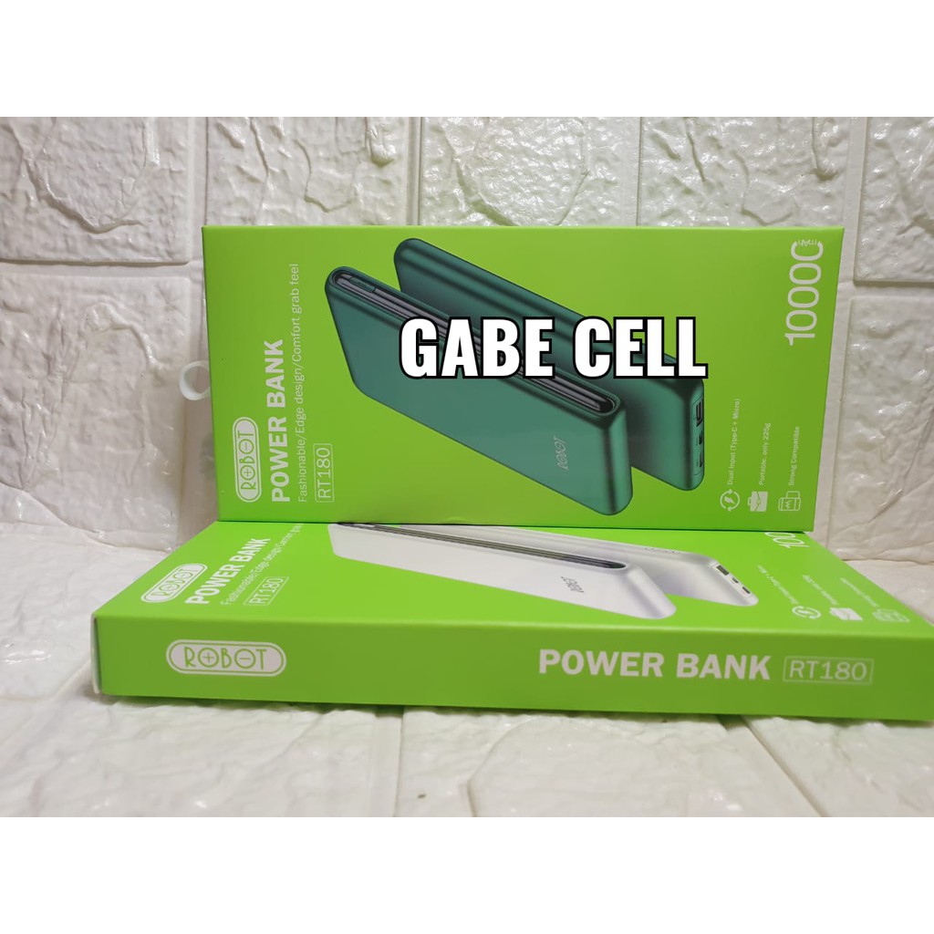 POWERBANK PB RT 180 ROBOT 10000 MAH PORT TYPE C MICRO USB