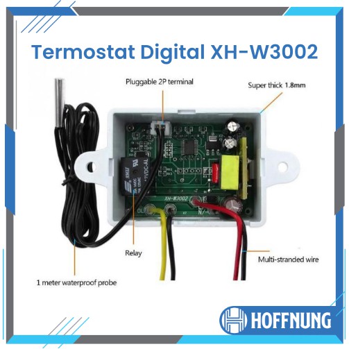 Thermostat XH-W3002 Termostat W3002 Digital  220V AC Temperature Controller