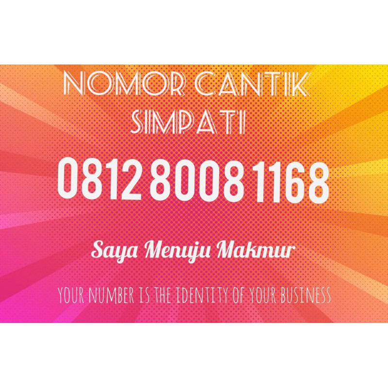 Nomor Cantik simPATI Hoki ILUFA