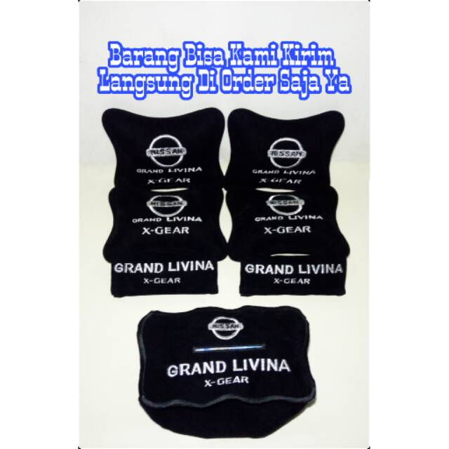Bantal Aksesoris mobil Grand Livina X Gear Variasi