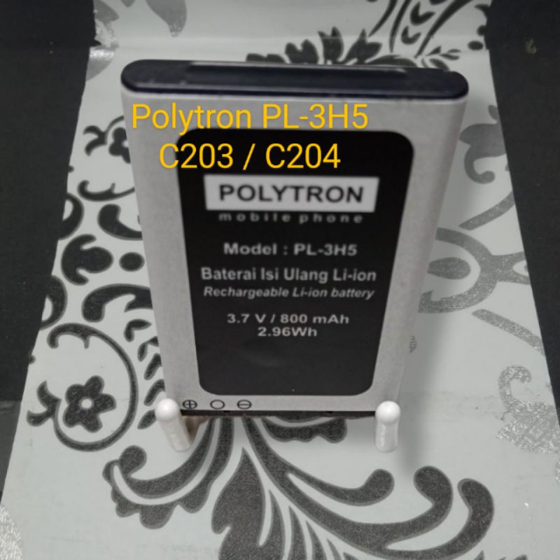 Batrai Polytron c203 Batre Pl3H5 C204 Baterai Pl 3H5 Original Battery