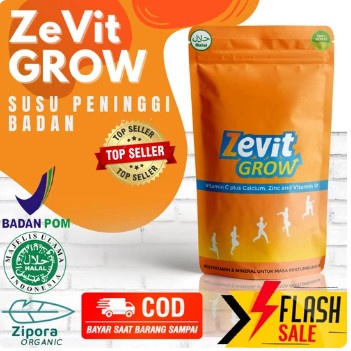 

ZEVIT GROW – Peninggi Badan Original / susu penambah tinggi badan