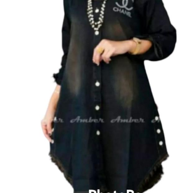 Sisa [5.5] Tunik jeans terbaru/tunik levis terlaris/tunik kekinian//atasan wanita //atasan levis//at