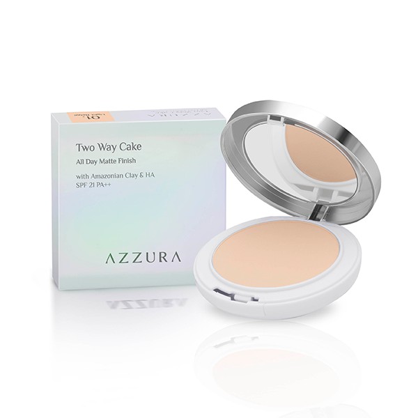 AZZURA Two Way Cake Bedak Foundation Spf 21