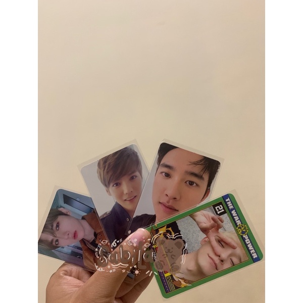 PHOTOCARD BAEKHYUN, KYUNGSOO, LUHAN, CHEN era THE WAR DFTF DMUMT MAMA EXO TAKE ALL ONLY