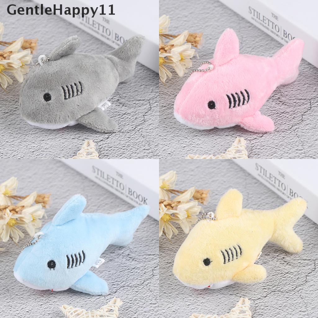 Gentlehappy Mainan Boneka stuffed plush Hiu mini 12CM Dengan Gantungan Kunci