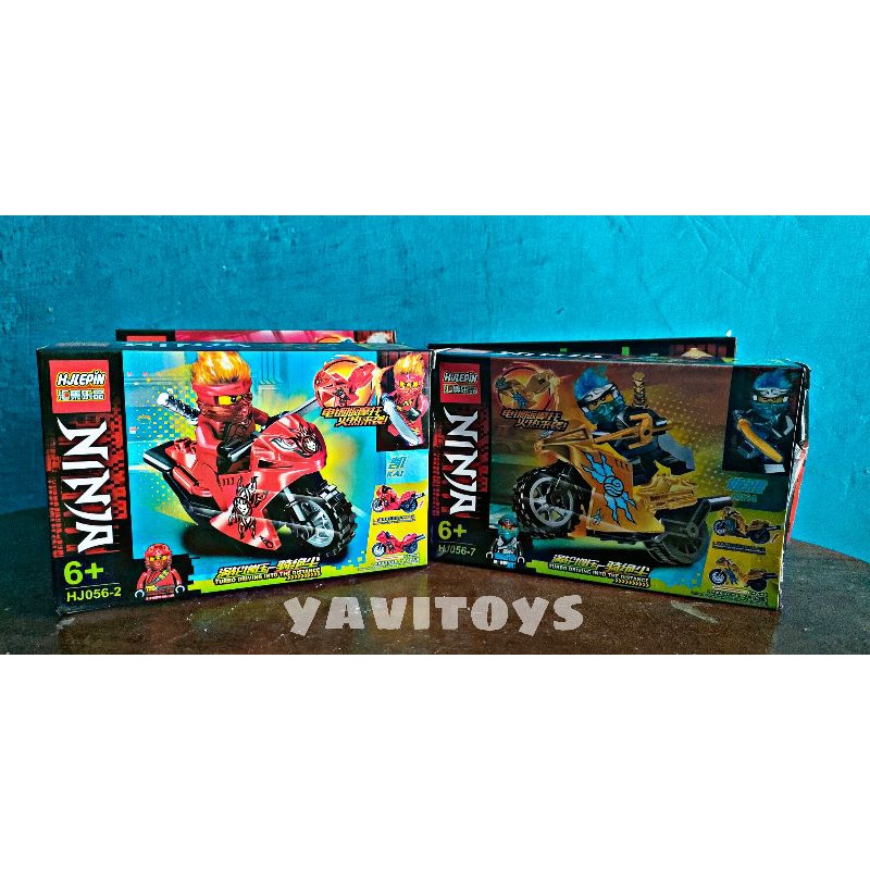 HJ056 MAINAN LEGO NINJA GO MINIFIGURE / MAINAN NINJA NINJA AN HAGO TYPE LEGO