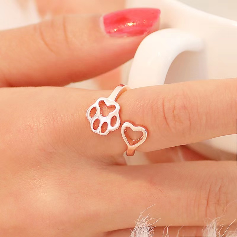 Cincin Wanita Creative Hollow Ring Korean Aksesoris Fashion Import