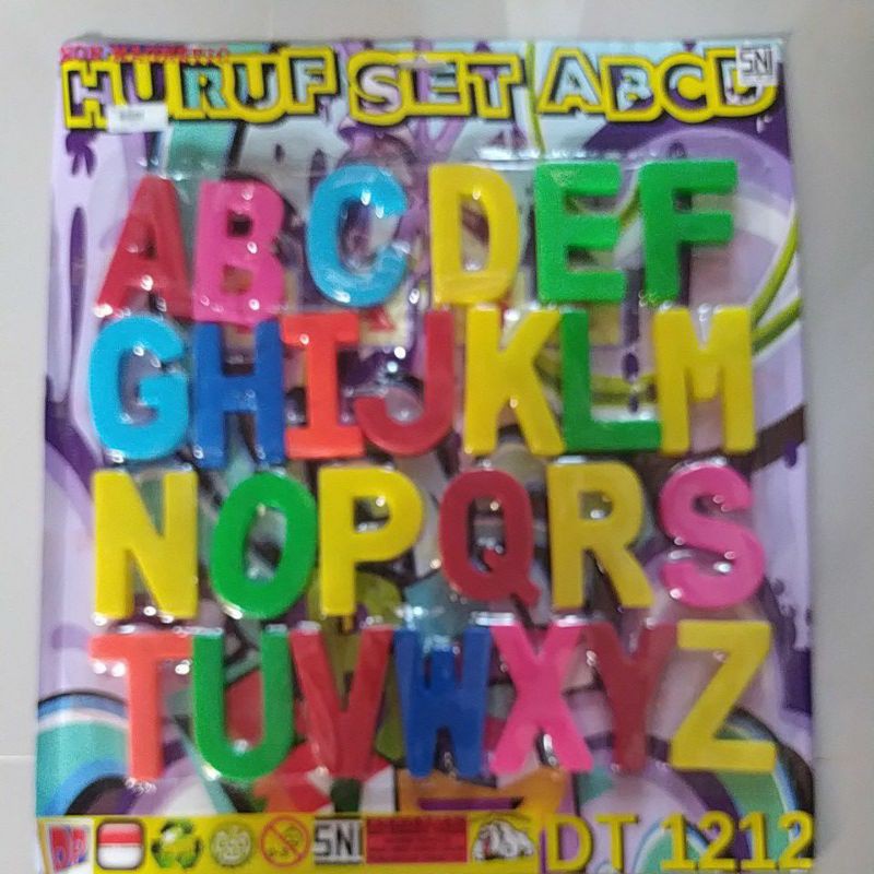 Mainan Huruf Set ABCD