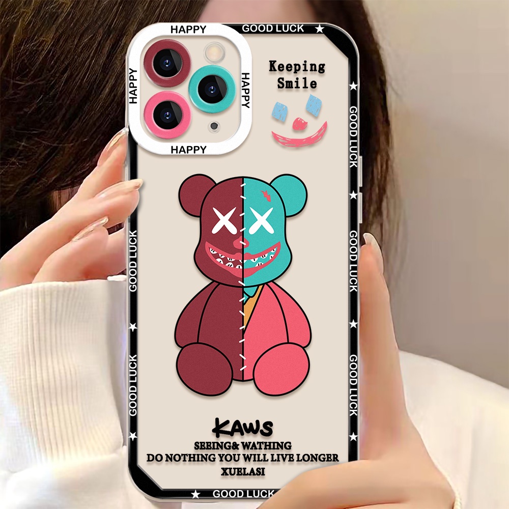 Soft Case TPU Motif Kartun Feol Straul Untuk Samsung Galaxy A12 A13 A22 A73 A53 S22 A72 4G / 5G A52S A32 A21S A71 A51 A50 A50S A30S S22 Ultra S21 S30