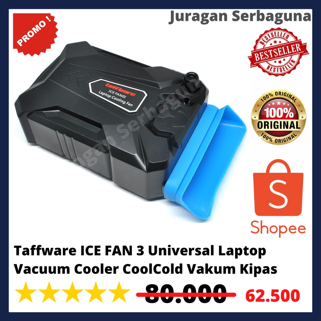 Taffware ICE FAN 3 Universal Laptop Vacuum Cooler CoolCold Vakum Kipas