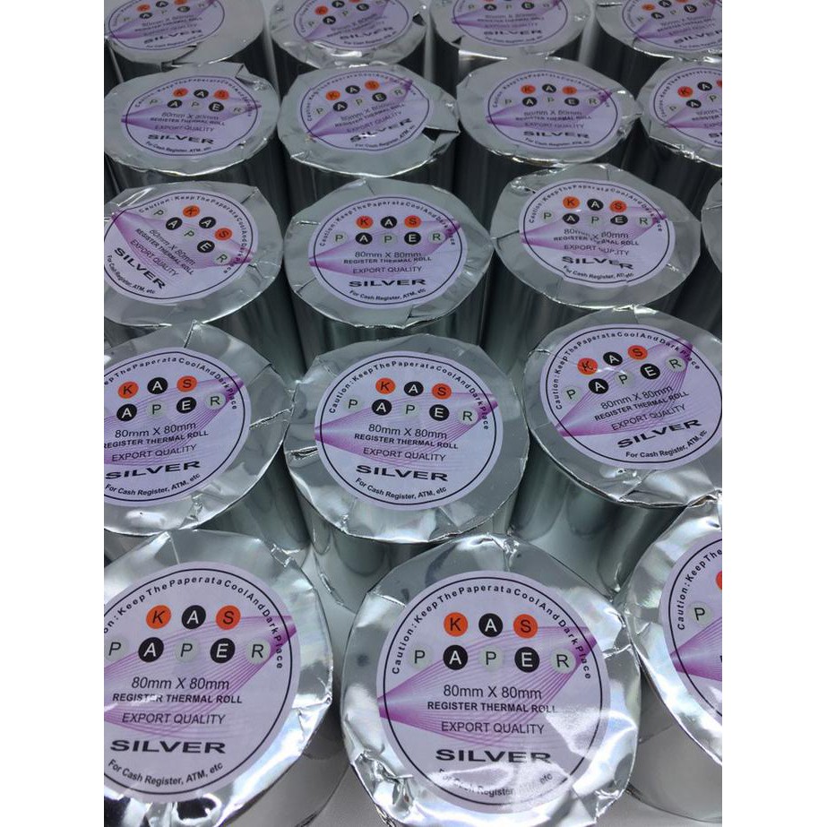 

(PAKET 20 ROLL) KERTAS THERMAL PAPER ROLL 80 X 80 MM