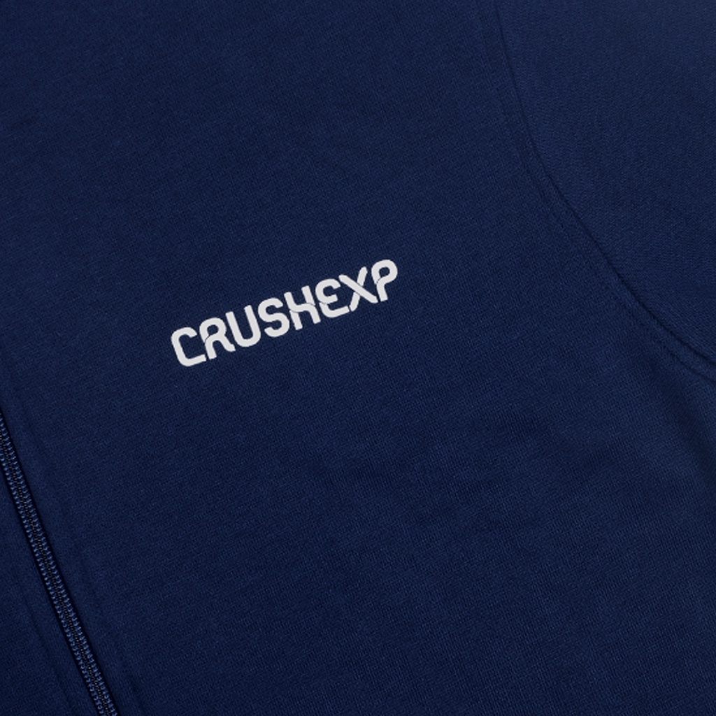 CRUSH EXP Jaket Zip Hoodie JKC0623 - NAVY