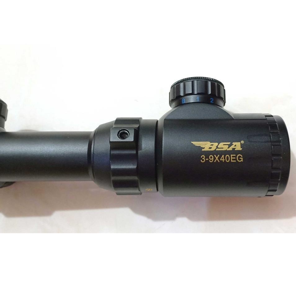 Stock Update Teleskop / Telescope BSA 3-9x40 RGB Tutup Flip