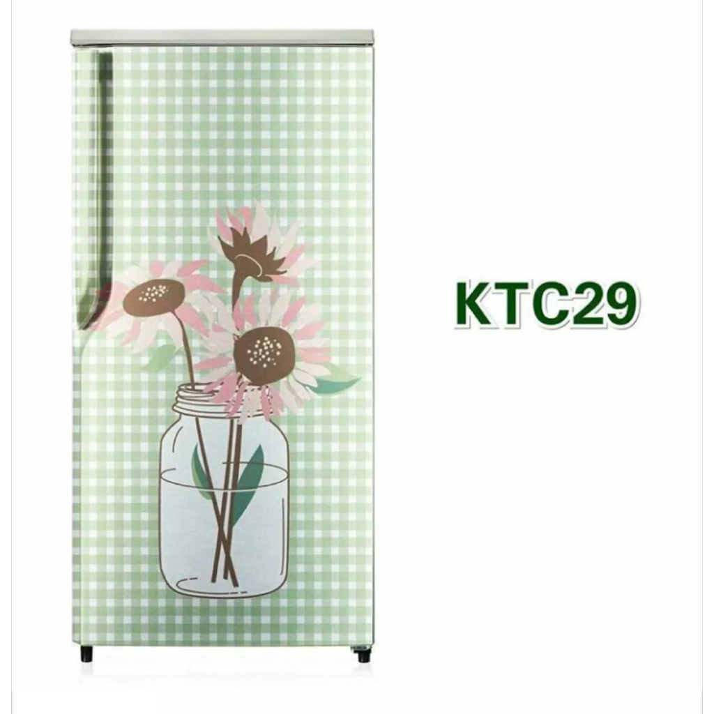 PROMO Stiker Kulkas 1 Pintu Motif dan Karakter Bunga bisa stiker kulkas berkualitas