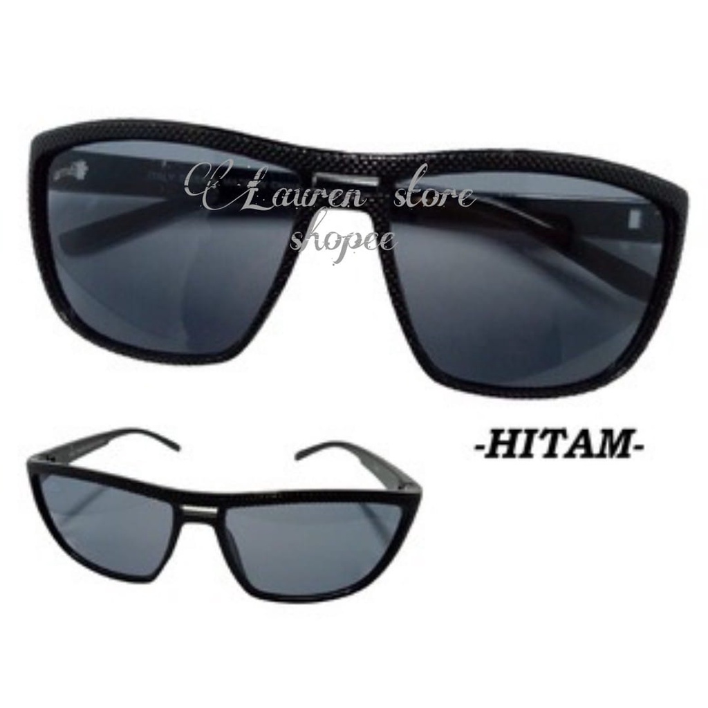 Kacamata hitam / kacamata lensa hitam gelap / kacamata wanita pria terbaru / kacamata fashionable/ K