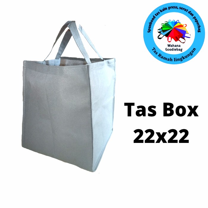 

NEW tas box 22x22 Spunbond - Merah