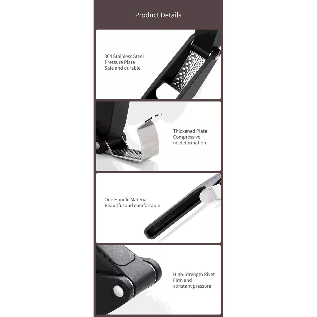 XIAOMI HUOHOU Kitchen Garlic Presser Crusher Cutter - HU0067