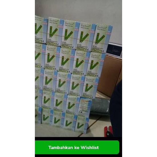 

☞ easy touch Gula / ET Gula isi 25 strip ➨