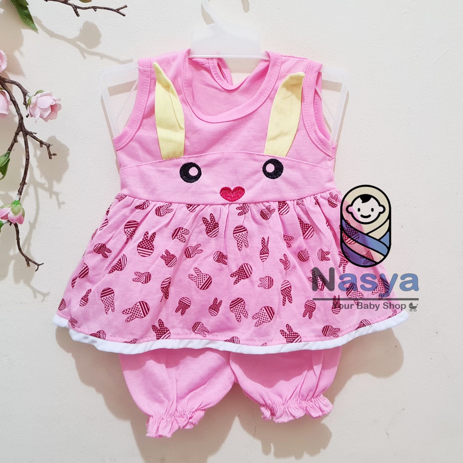 [N-086] Baju Bayi perempuan/Baju baby girl dengan hiasan pita