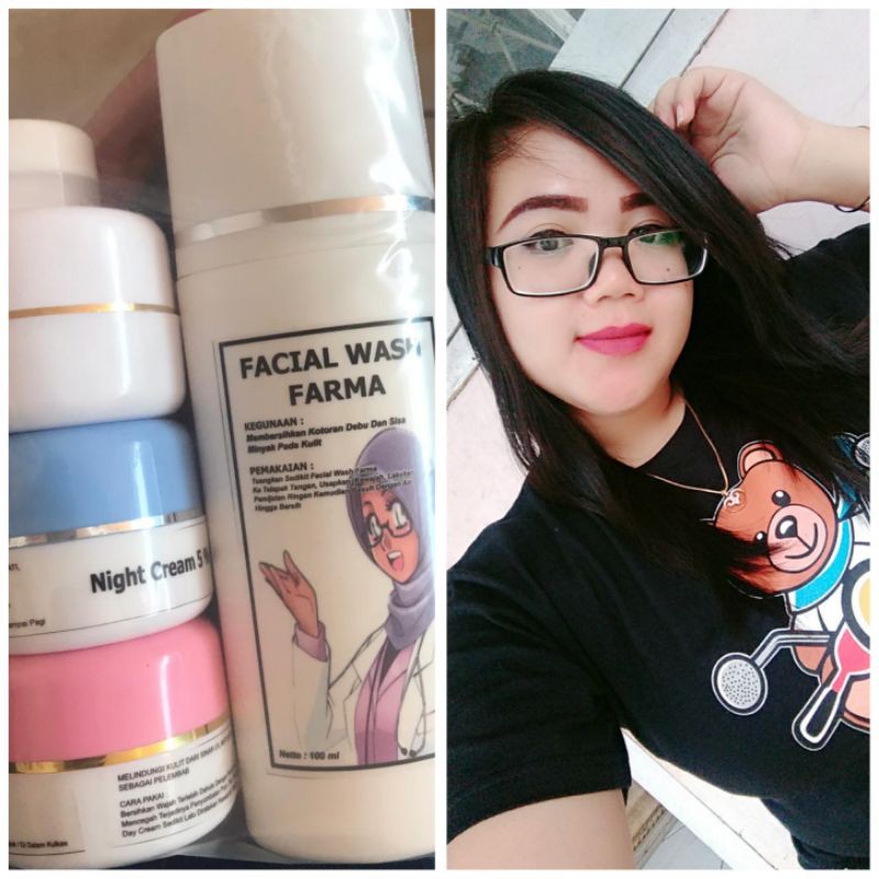 Farma Whitening Day Cream(WDC)(kadar 5%,label dokter).Original 100%,tidak ORI dijamin uang KEMBALI.