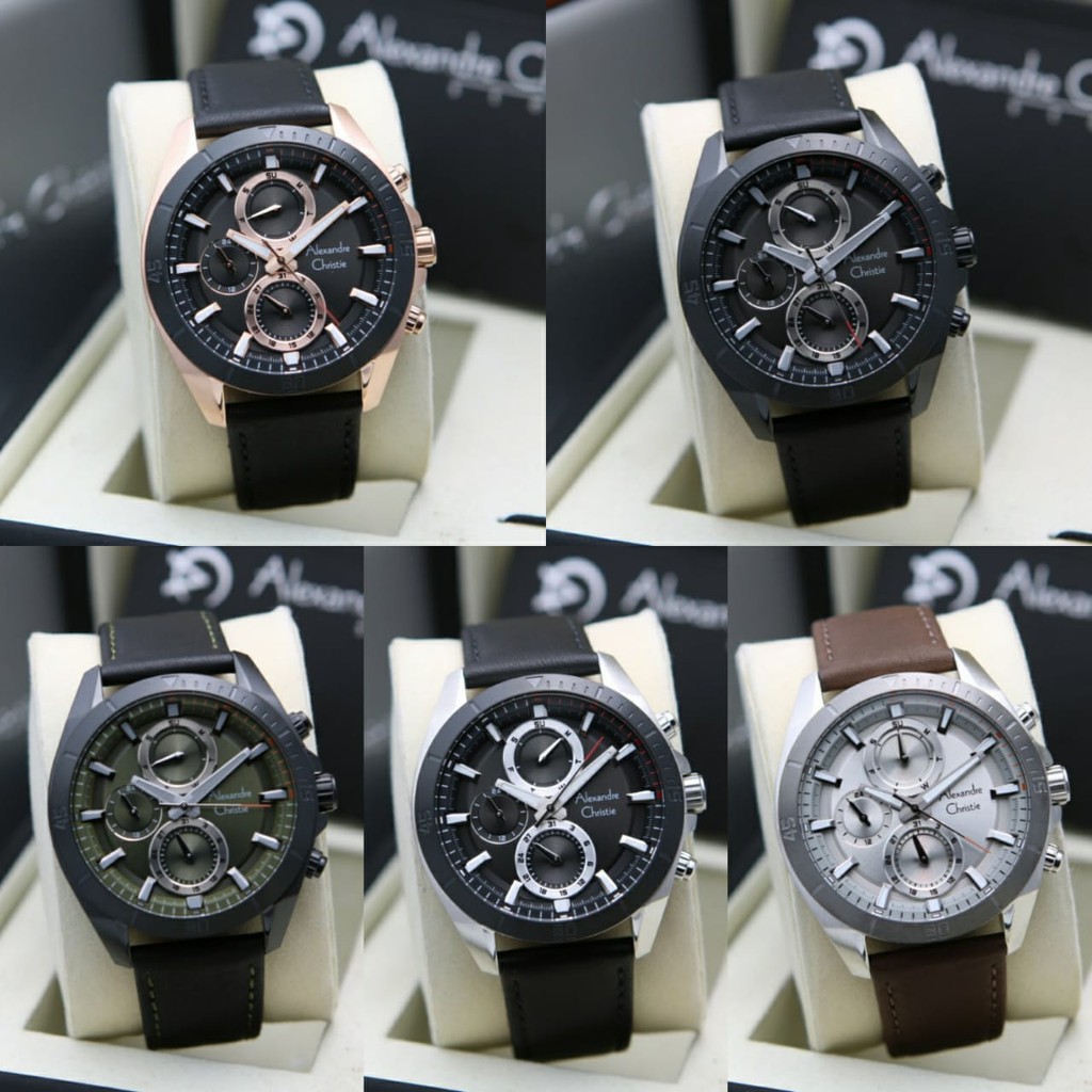 JAM TANGAN PRIA ALEXANDRE CHRISTIE AC 6581 / AC6581 ORIGINAL GARANSI RESMI 1 TAHUN