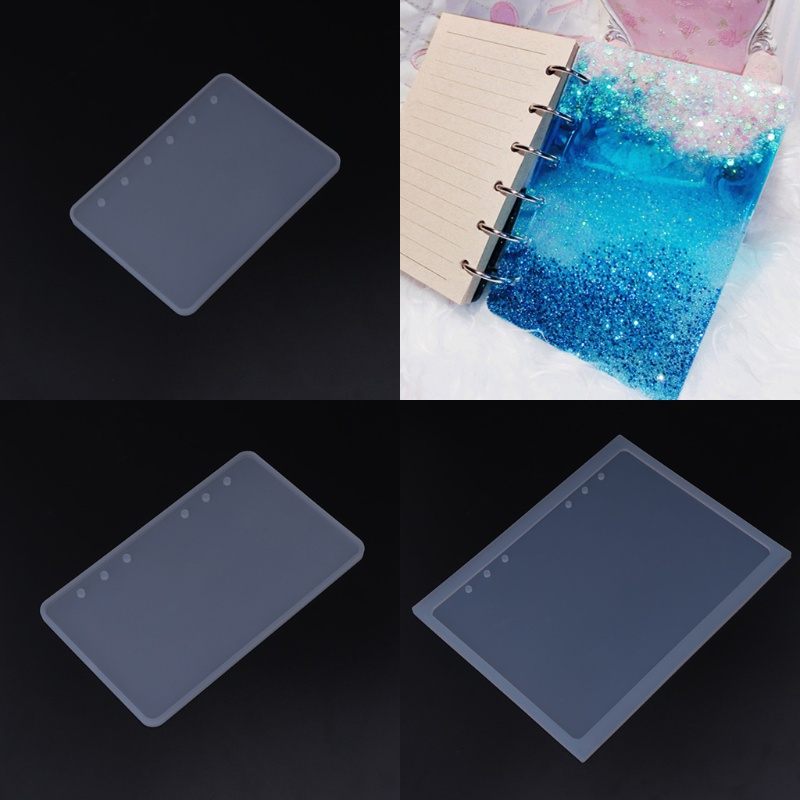 Siy Cetakan Resin Bentuk Notebook A5A6A7 Bahan Silikon Untuk Membuat Perhiasan Diy