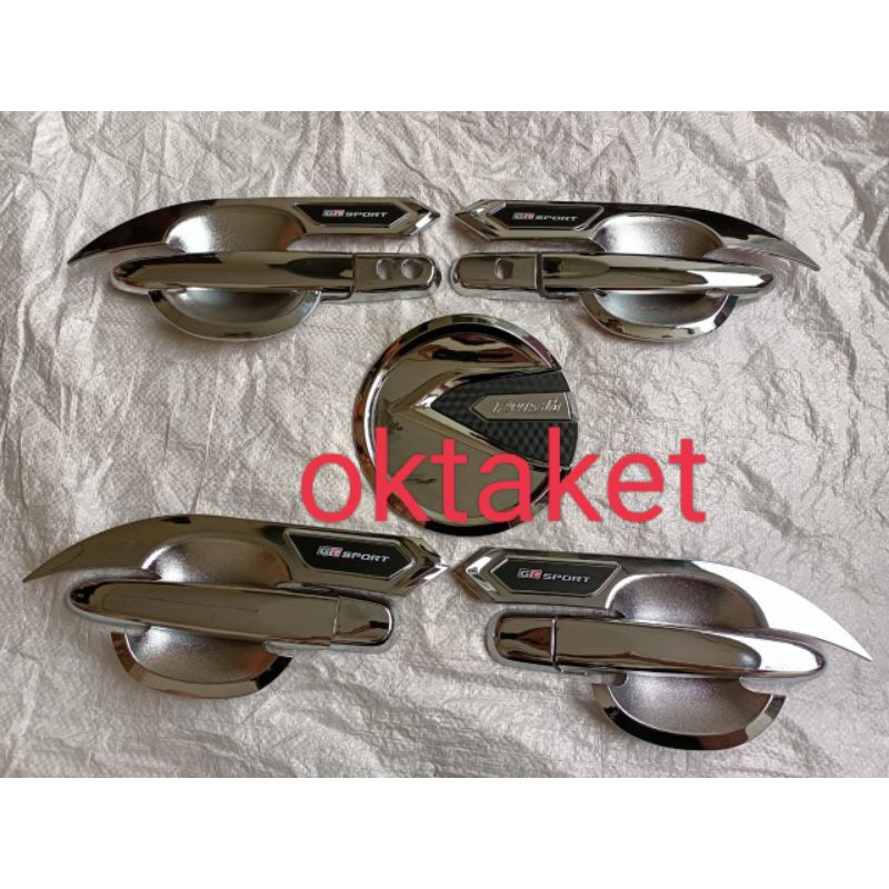 paket outer handle tank cover all new Rush Terios 2018 2021 2022 gr sport chrome