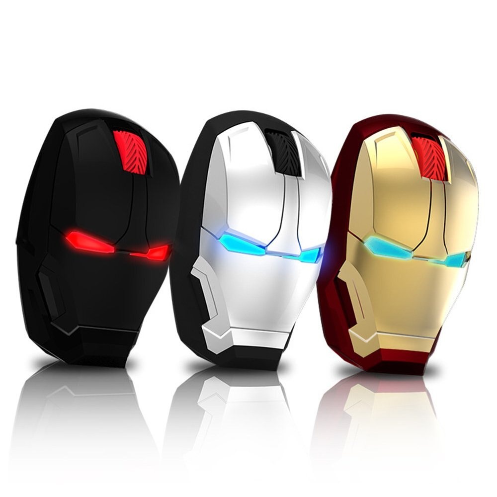 Mouse Wireless 10 M Iron Man / Mouse Laptop Notebook Wireless Optical Iron Man 2.4 Ghz