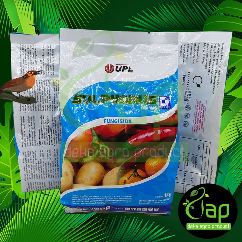 FUNGISIDA SULPHORUS 80WG 1KG