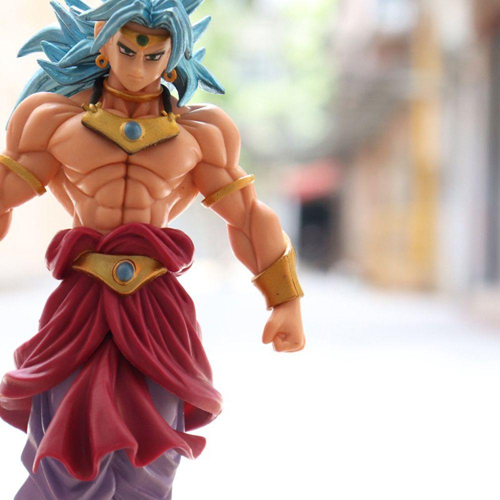 Needway Action Figure Untuk Anak Dekorasi Rumah DBZ Mainan Rambut Biru 22cm Budokai