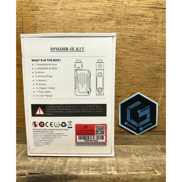 Authentic Tesla Invader 4x Kit Teslacigs 280w Vape Vapor Mod 4 X 280 W Shopee Indonesia